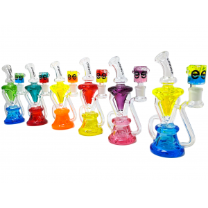8" Cheech Glass TWO-TONE Glycerin Recycler Water Pipe [HR-RG1]